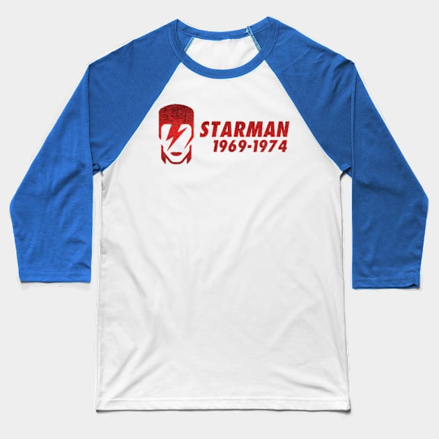 Starman life on mars Baseball T-Shirt by yellowed